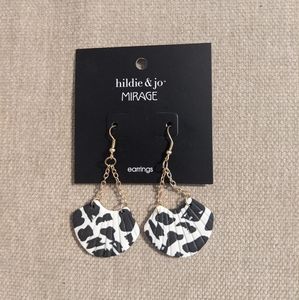 3 for $30 | Cow print earrings